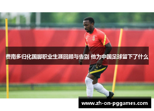 费南多归化国脚职业生涯回顾与告别 他为中国足球留下了什么
